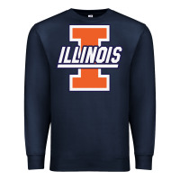 Navy illinois fighting illini Premium Sweatshirt - linhVisuals