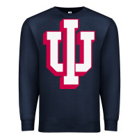 Navy indiana hoosiers Premium Sweatshirt - linhVisuals