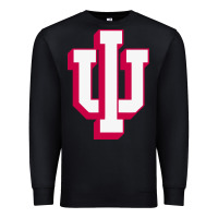 Black indiana hoosiers Premium Sweatshirt - linhVisuals