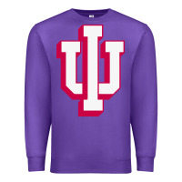 Purple indiana hoosiers Premium Sweatshirt - linhVisuals