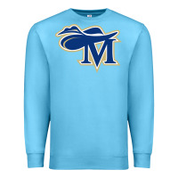 Ocean Blue montreat college cavaliers vectorized Premium Sweatshirt - linhVisuals