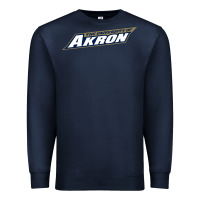 Navy akron university Premium Sweatshirt - linhVisuals