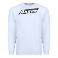 White akron university Premium Sweatshirt - linhVisuals