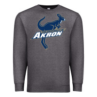 Charcoal Heather university of akron Premium Sweatshirt - linhVisuals
