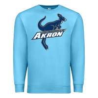 Ocean Blue university of akron Premium Sweatshirt - linhVisuals