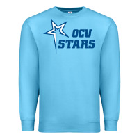 Ocean Blue oklahoma city university stars1 vectorized Premium Sweatshirt - linhVisuals