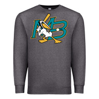 Charcoal Heather the myrtle beach pelicans baseball Premium Sweatshirt - linhVisuals