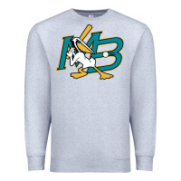 Heather Grey the myrtle beach pelicans baseball Premium Sweatshirt - linhVisuals
