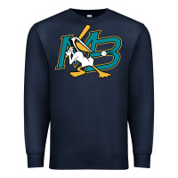 Navy the myrtle beach pelicans baseball Premium Sweatshirt - linhVisuals