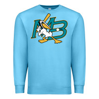 Ocean Blue the myrtle beach pelicans baseball Premium Sweatshirt - linhVisuals