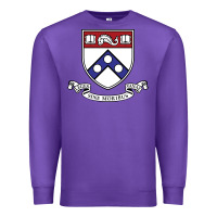 Purple the pennsylvania quakers Premium Sweatshirt - linhVisuals