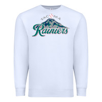 White the tacoma rainiers Baseball Premium Sweatshirt - linhVisuals