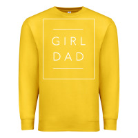 Lemon father of girls tee, proud new girl dad t shirt Premium Sweatshirt - linhVisuals