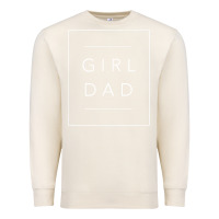 Sandshell father of girls tee, proud new girl dad t shirt Premium Sweatshirt - linhVisuals