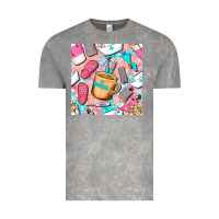Cloud Rock hospital nurse coffee cups with leopard seamless pattern bbs Vintage Tee - BundleAndBundleShop