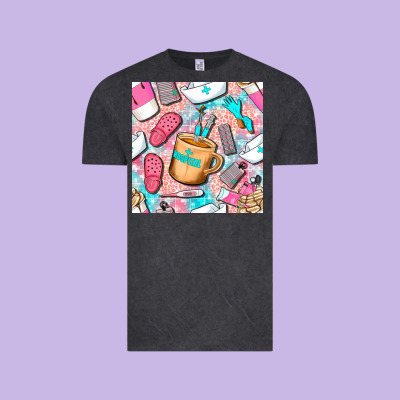 Hospital Nurse Coffee Cups With Leopard Seamless Pattern Bbs Vintage Tee Designed By Bundleandbundleshop