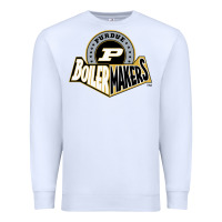 White purdue boilermakers Premium Sweatshirt - linhVisuals