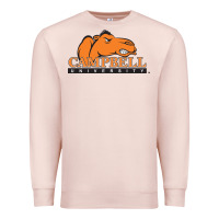Pale Pink campbell fighting camels Premium Sweatshirt - linhVisuals