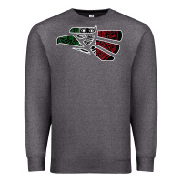 Charcoal Heather hecho en mexico aztec calendar mexican eagle t shirt Premium Sweatshirt - linhVisuals