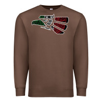 Chestnut hecho en mexico aztec calendar mexican eagle t shirt Premium Sweatshirt - linhVisuals