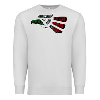 Dove Grey hecho en mexico aztec calendar mexican eagle t shirt Premium Sweatshirt - linhVisuals