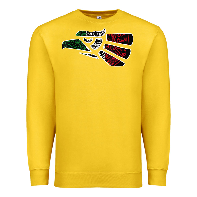 Hecho En Mexico Aztec Calendar Mexican Eagle T Shirt Premium Sweatshirt by linhVisuals | Teevron