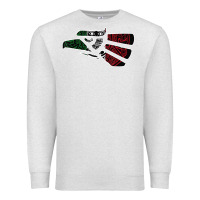 Oatmeal Heather hecho en mexico aztec calendar mexican eagle t shirt Premium Sweatshirt - linhVisuals