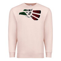 Pale Pink hecho en mexico aztec calendar mexican eagle t shirt Premium Sweatshirt - linhVisuals