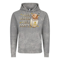 Cloud Rock Half Human Half Coffee Vintage Hoodie - CowhideDigitalArt