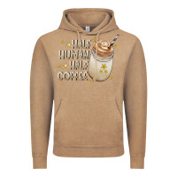 Vintage Coffee Half Human Half Coffee Vintage Hoodie - CowhideDigitalArt