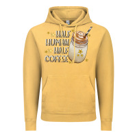 Vintage Mustard Half Human Half Coffee Vintage Hoodie - CowhideDigitalArt
