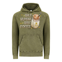 Vintage Olive Half Human Half Coffee Vintage Hoodie - CowhideDigitalArt