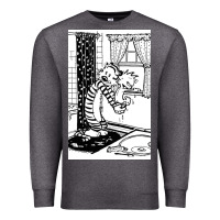 Charcoal Heather calvin Premium Sweatshirt - linhVisuals
