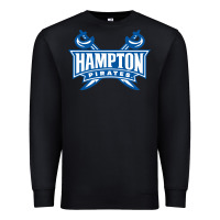 Black hampton pirates Premium Sweatshirt - linhVisuals