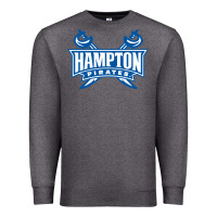 Charcoal Heather hampton pirates Premium Sweatshirt - linhVisuals
