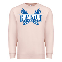 Pale Pink hampton pirates Premium Sweatshirt - linhVisuals
