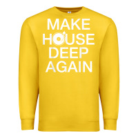 Lemon make house deep again house music turntable t shirt Premium Sweatshirt - linhVisuals