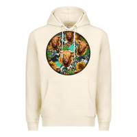 Tofu Highland Cow Pattern Premium Hoodie - Jasminsmagicworld