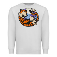 Dove Grey calvin Premium Sweatshirt - linhVisuals
