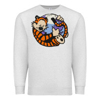 Oatmeal Heather calvin Premium Sweatshirt - linhVisuals