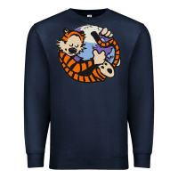 Navy calvin Premium Sweatshirt - linhVisuals