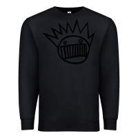 Black suitable-ween-boognish-worn Premium Sweatshirt - linhVisuals