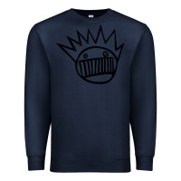 Navy suitable-ween-boognish-worn Premium Sweatshirt - linhVisuals