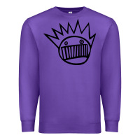 Purple suitable-ween-boognish-worn Premium Sweatshirt - linhVisuals