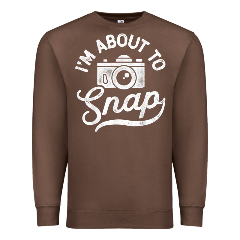 I'm About To Snap Photography Photographer Camera Men Women T Shirt Premium Sweatshirt by linhVisuals | Teevron