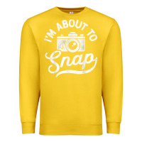 Lemon i'm about to snap photography photographer camera men women t shirt Premium Sweatshirt - linhVisuals