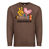 Chestnut peace love kindergarten Premium Sweatshirt - JahusDesignShop