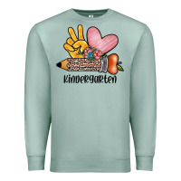 Seafoam peace love kindergarten Premium Sweatshirt - JahusDesignShop