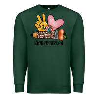 Sports Green peace love kindergarten Premium Sweatshirt - JahusDesignShop
