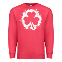 Cardinal irish pride clover leaf  saint irish pats st. patrick's day t shirt Premium Sweatshirt - linhVisuals